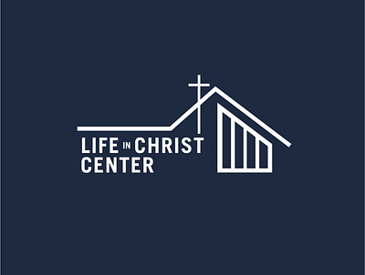 Life in Christ Logo brand branding church church branding church logo faith logo rebrand