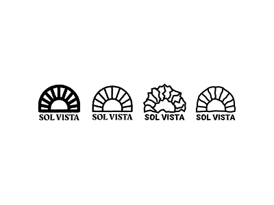 Sol Vista Exploration design exploration line logo simple sol sol vista sun texture vista