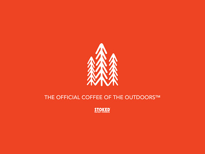 The Official Coffee of the Outdoors™ coffee coffee roasters getstoked illustration outdoor lifestyle outdoors outdoorsy staystoked stoked trees