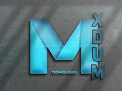 MXDUM brandidentity branding company company logo design it logo logo design m letter tech