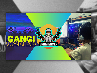 Gangi app branding design gamer graphic design illustration logo streamer vector youtubebanner youtubethumbnail