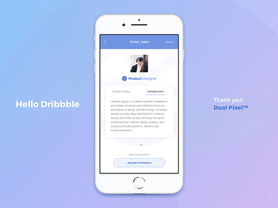 Hello Dribbble! debut hello dribbble mobile mobile app mobile site ui