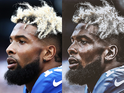 Before and After OBJ Photo Editing lightroom new york giants obj photo editing photography sports
