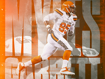 Myles Garrett Design browns cleveland football nfl sports design