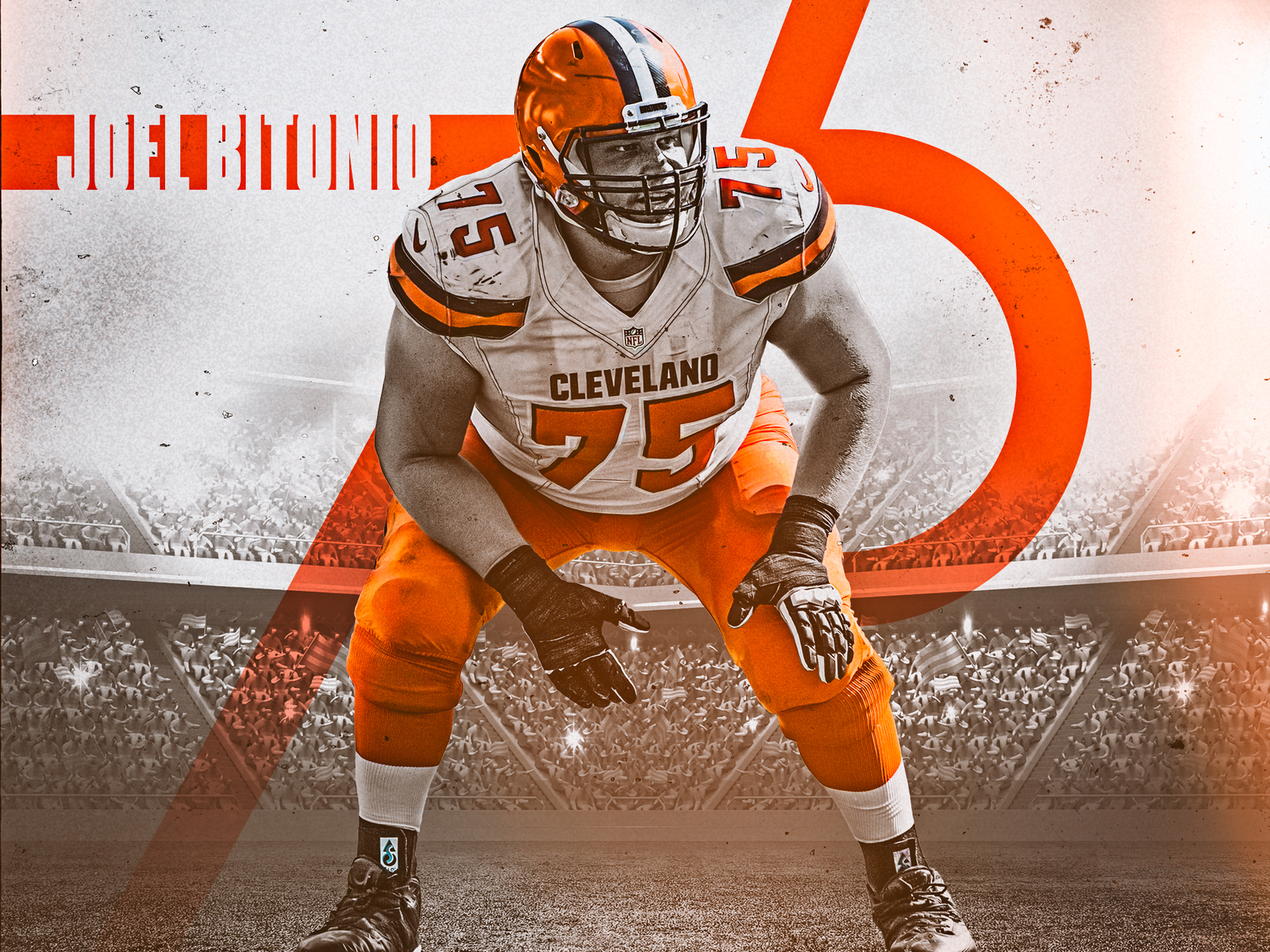 Joel Bitonio by Brad Lefeld on Dribbble