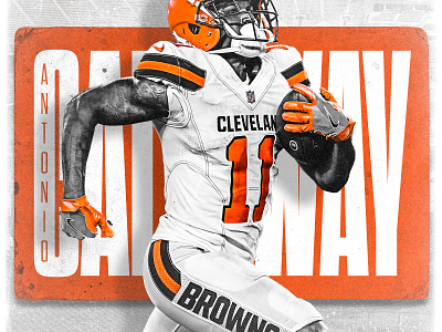 Antonio Callaway browns cleveland football nfl sports design