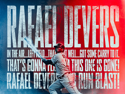 Rafael Devers alcs baseball mlb red sox sports sports design