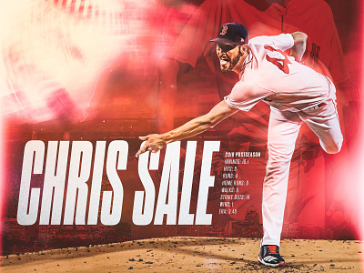 Chris Sale baseball chris sale mlb red sox sports sports design world series