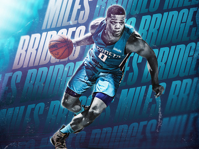 Miles Bridges basketball charlotte miles bridges nba sports sports design