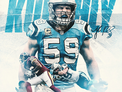 Luke Kuechly carolina football luke cage luke kuechly nfl panthers sports design