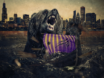 Bears VS Vikings Victory Graphic