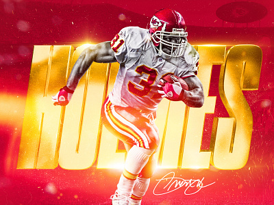 Priest Holmes chiefs football kansas city nfl smsports sports design sportsdesign