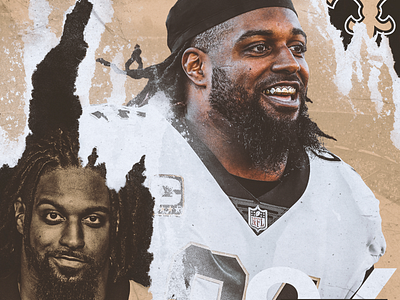 Cameron Jordan athlete football nfl saints sports sports design