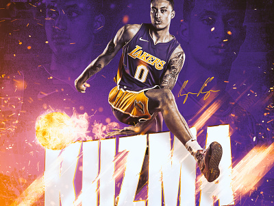 Kyle Kuzma athlete basketball kuzma lakers los angeles nba smsports sports sports app sports design