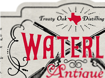 Waterloo Antique Label - in progress