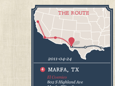 Railroad Revival Tour - map view collab eboz music website