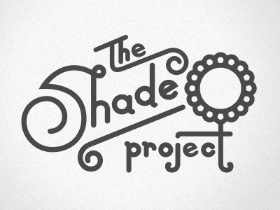 Shade 2 airshp eboz flower in progress lettering logo script shade type