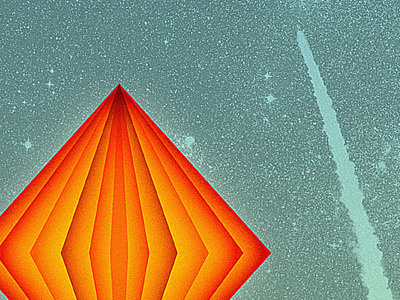 New Monsoon Poster Detail airshp eboz music orange orb poster space