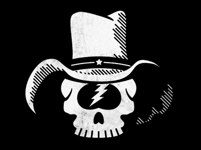 DEADEYE skull Logo austin band black bolt gratefuldead hat logo music skull texas