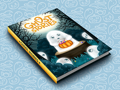Book cover book cover character children cover design ghost halloween illustration story storybook