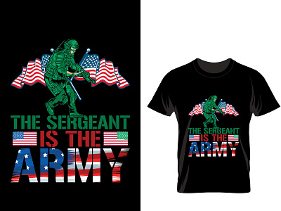 Us a army t shirt design