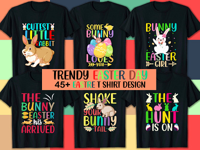 Trendy Easter day T-Shirt Design