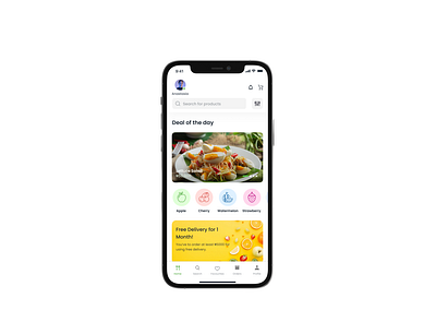 online store app app design food online shop store ui ux