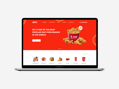 KFC ONLINE STORE design kfc shop store ui ux web