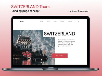 Switzerland tours landing page