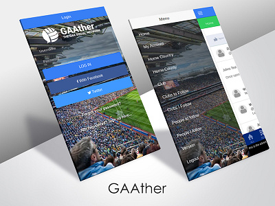 Gaather android app design ios layout mobile site ui ux web