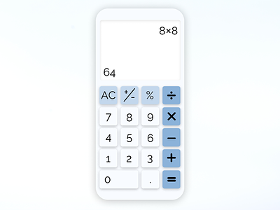 Simple Calculator design figma illustration logo ui