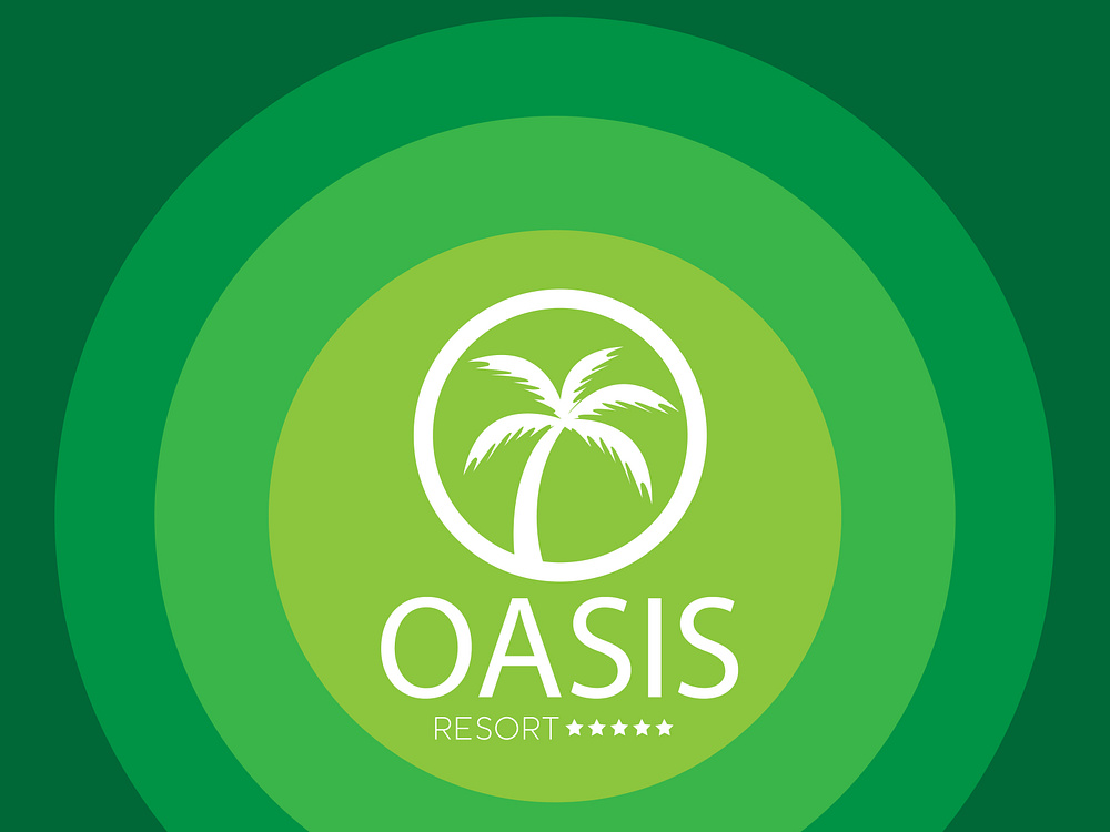 OASIS Resort Logo Concept by Gildi Pupa on Dribbble