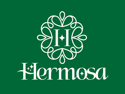 LOGO DESIGN for HERMOSA Beauty Line 3d animation branding graphic design logo motion graphics ui
