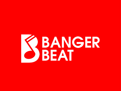 LOGO DESIGN CONCEPT FOR BANGERBEAT 3d animation branding graphic design logo motion graphics ui