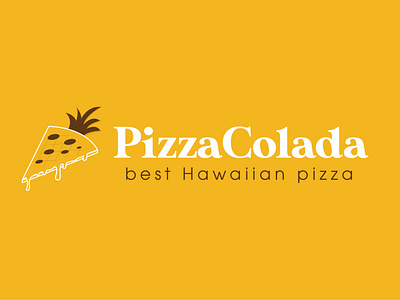 LOGO DESIGN CONCEPT FOR PIZZA COLADA