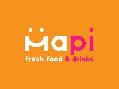 LOGO DESIGN for HaPi (fresh food & drinks restaurant) 3d animation branding design graphic design illustration logo motion graphics ui vector