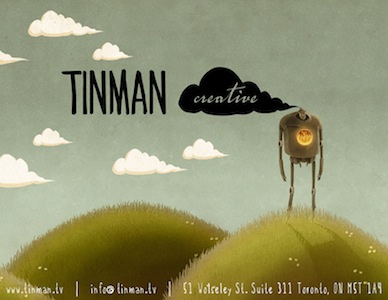 Tinman Calling Card - Portfolio Cover