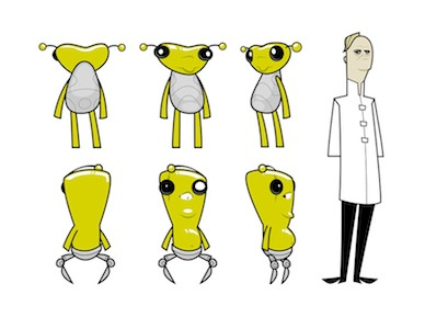 Further Character Designs from "Brash" 2d animation art brett jubinville character design series development tinman creative studios