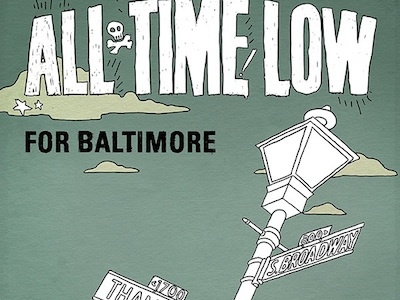 All Time Low "For Baltimore" Single Release Artwork