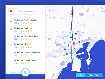 Search by location App categories contact google location map quality ranking search ui ux voice