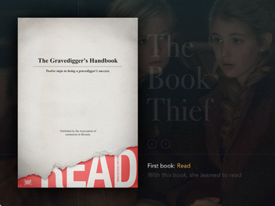 The Book Thief: Movie posters (Teasers) animation book film graphic design movie poster principle teaser thief triad
