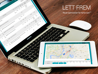 Lett Frem - Route Optimization for Home. angular.js db innofied mongo node.js routeapp webapp