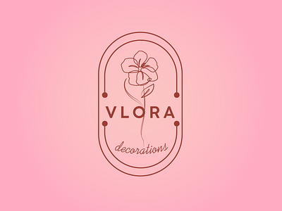 Vlora Decorations Logo Concept adobe illustrator brand branding concept design graphic design logo logo design