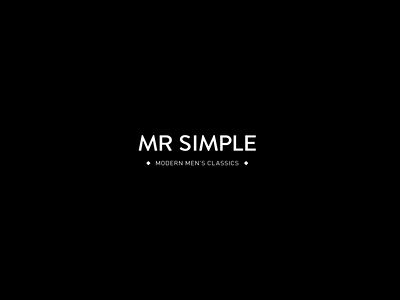 Mr Simple User Experience Design branding design logo ui ux webflow website
