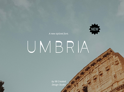 UMBRIA Modern & Distinctive Font branding design font graphic design illustration logo typo typography