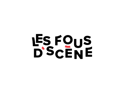 Les Fous d'Scène | Logo Rebranding branding identity design lettermark logo