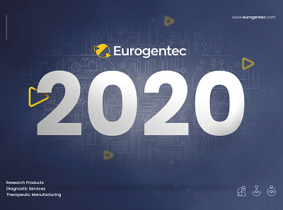 Eurogentec calendar cover branding calendar cover