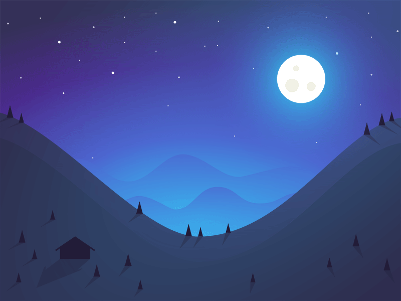 Сomet background comet flat landscape moon mounteins night