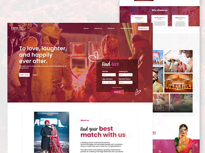 Matrimony Website UI