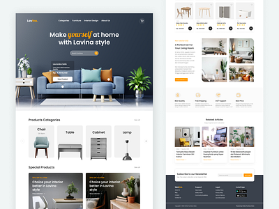 Lavina - Furniture Website